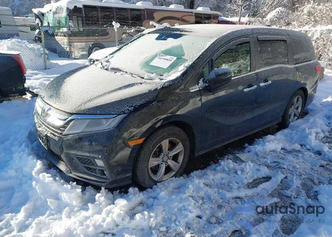 2019 Honda Odyssey Ex-L z USA, uszkodzony, nr VIN 5FNRL6H76KB037934